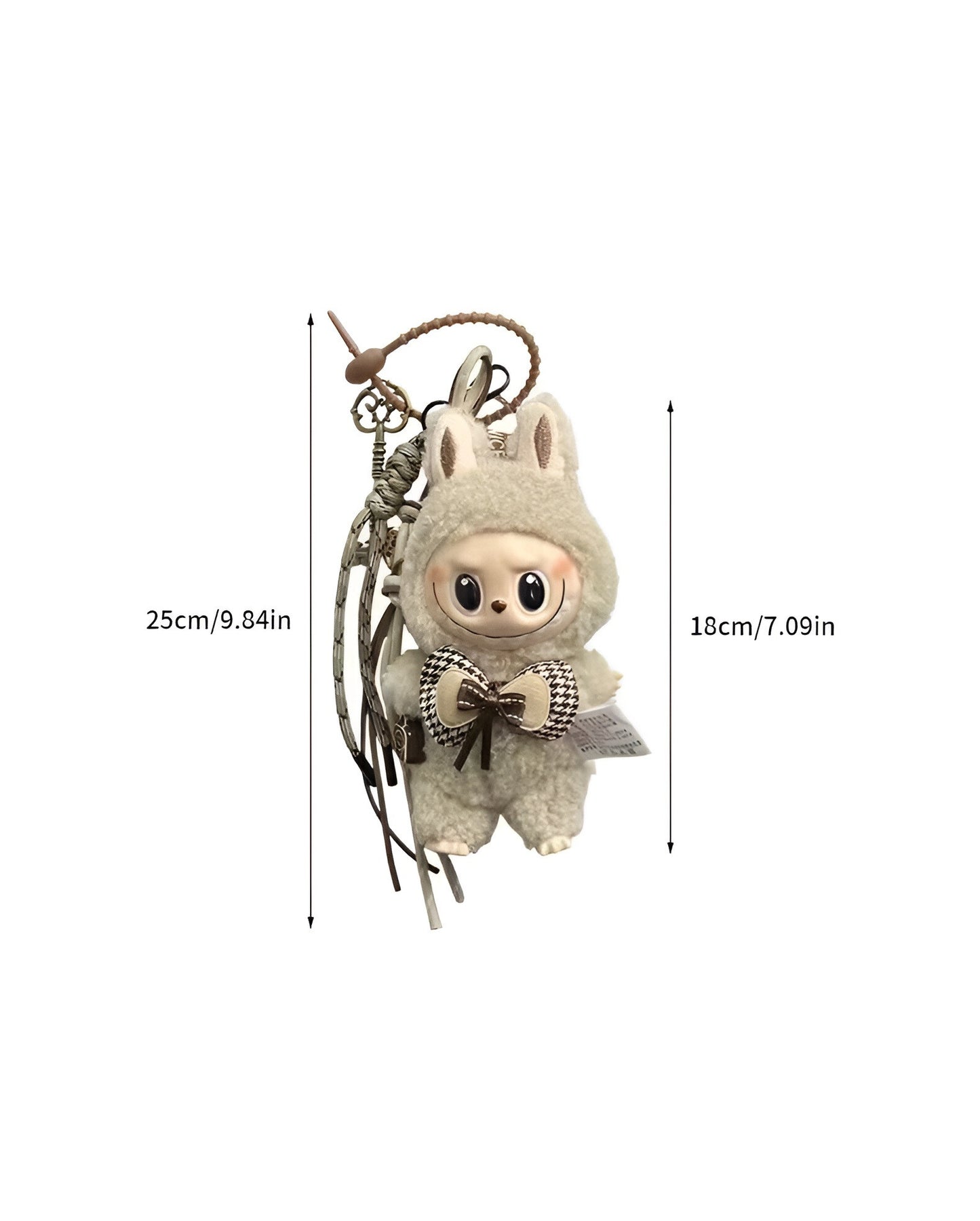labubu doll doll plush labubu bag charm keychain