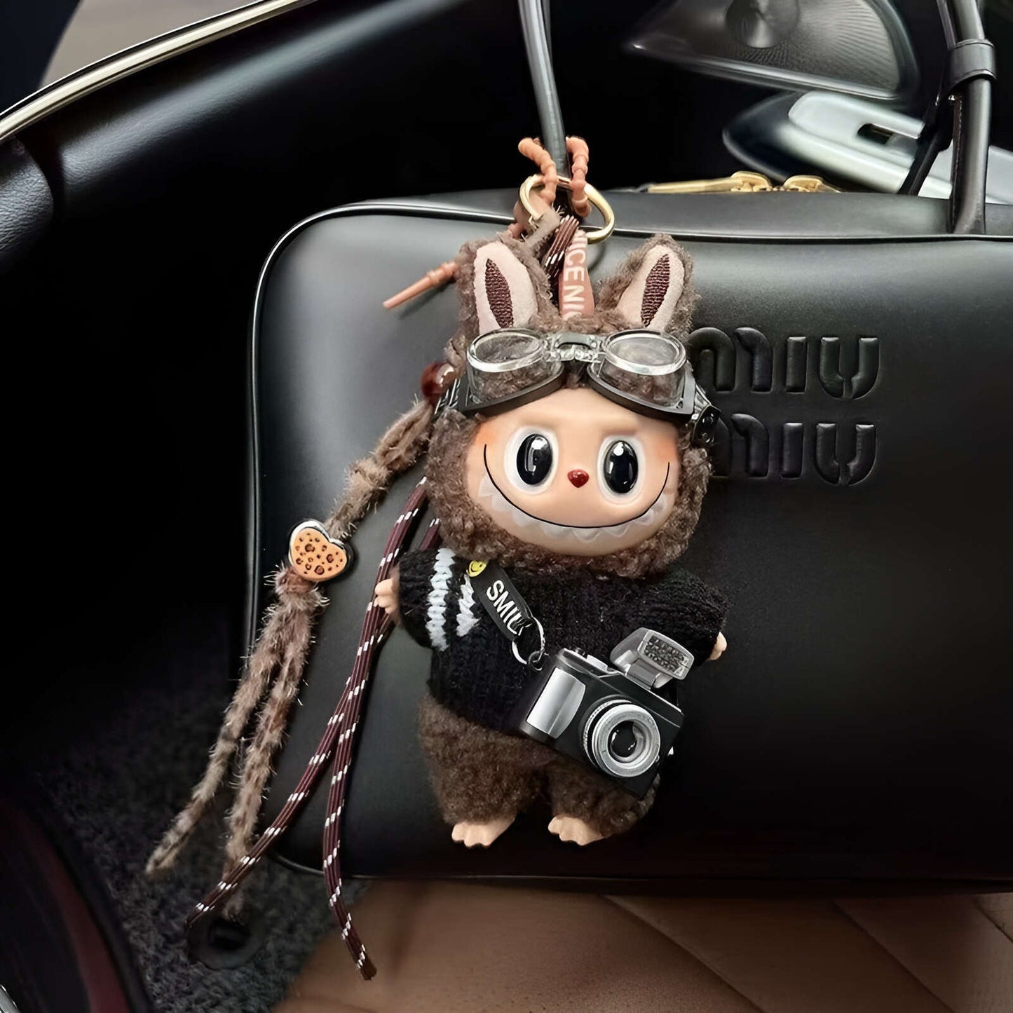 labubu doll doll plush labubu bag charm keychain