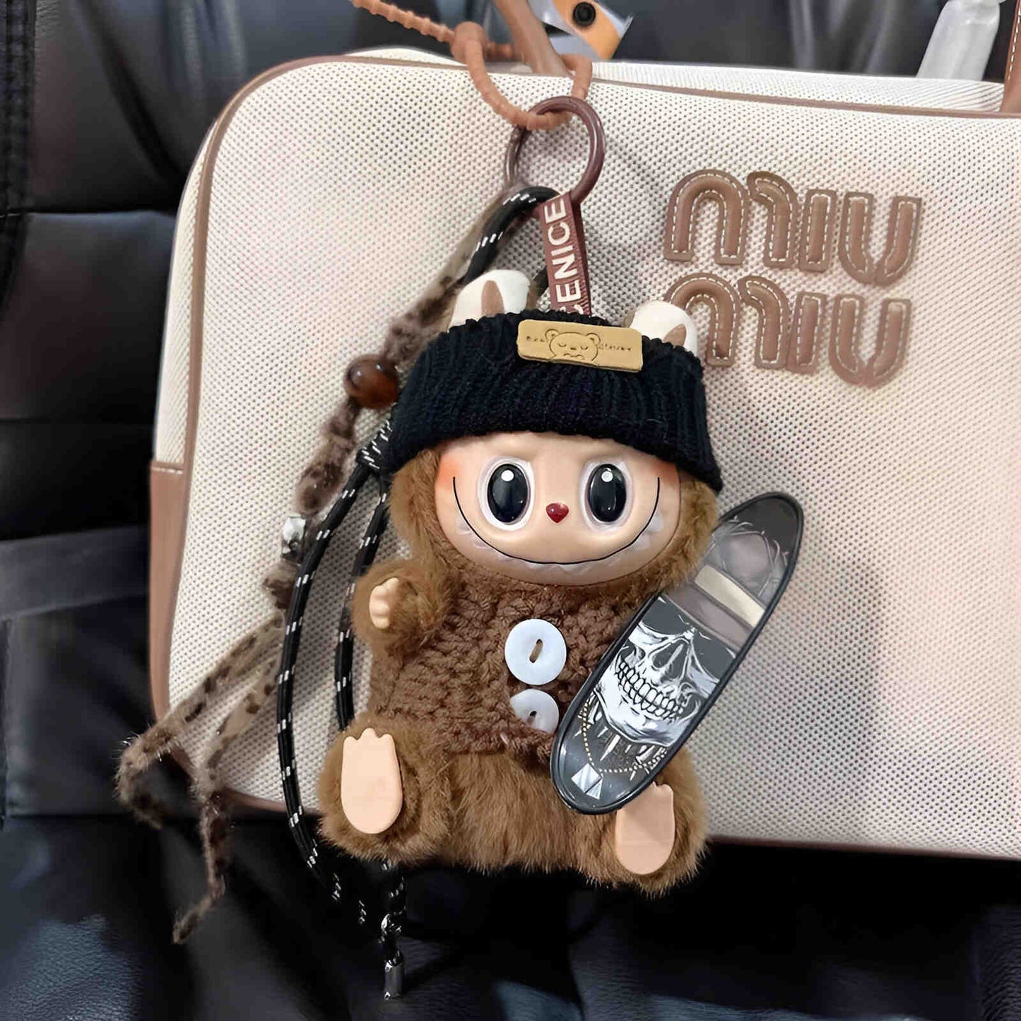 labubu doll doll plush labubu bag charm keychain