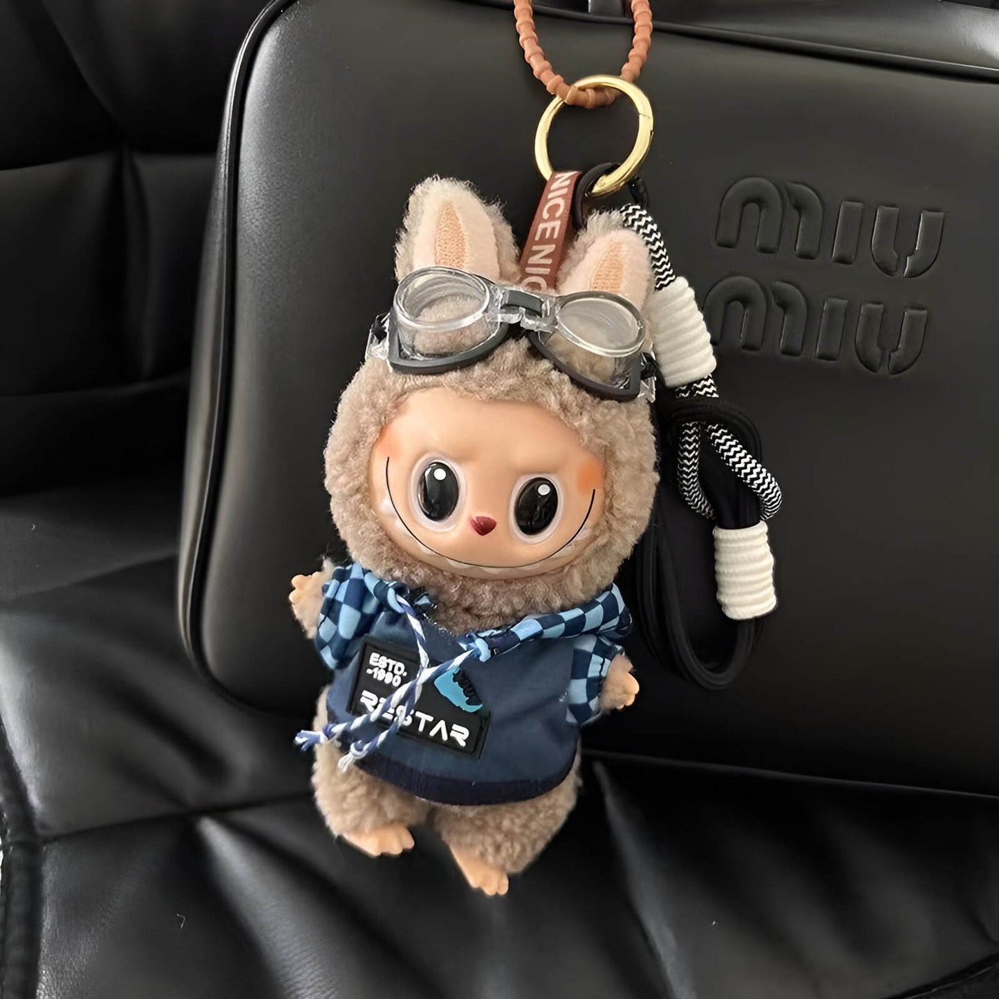 labubu doll doll plush labubu bag charm keychain