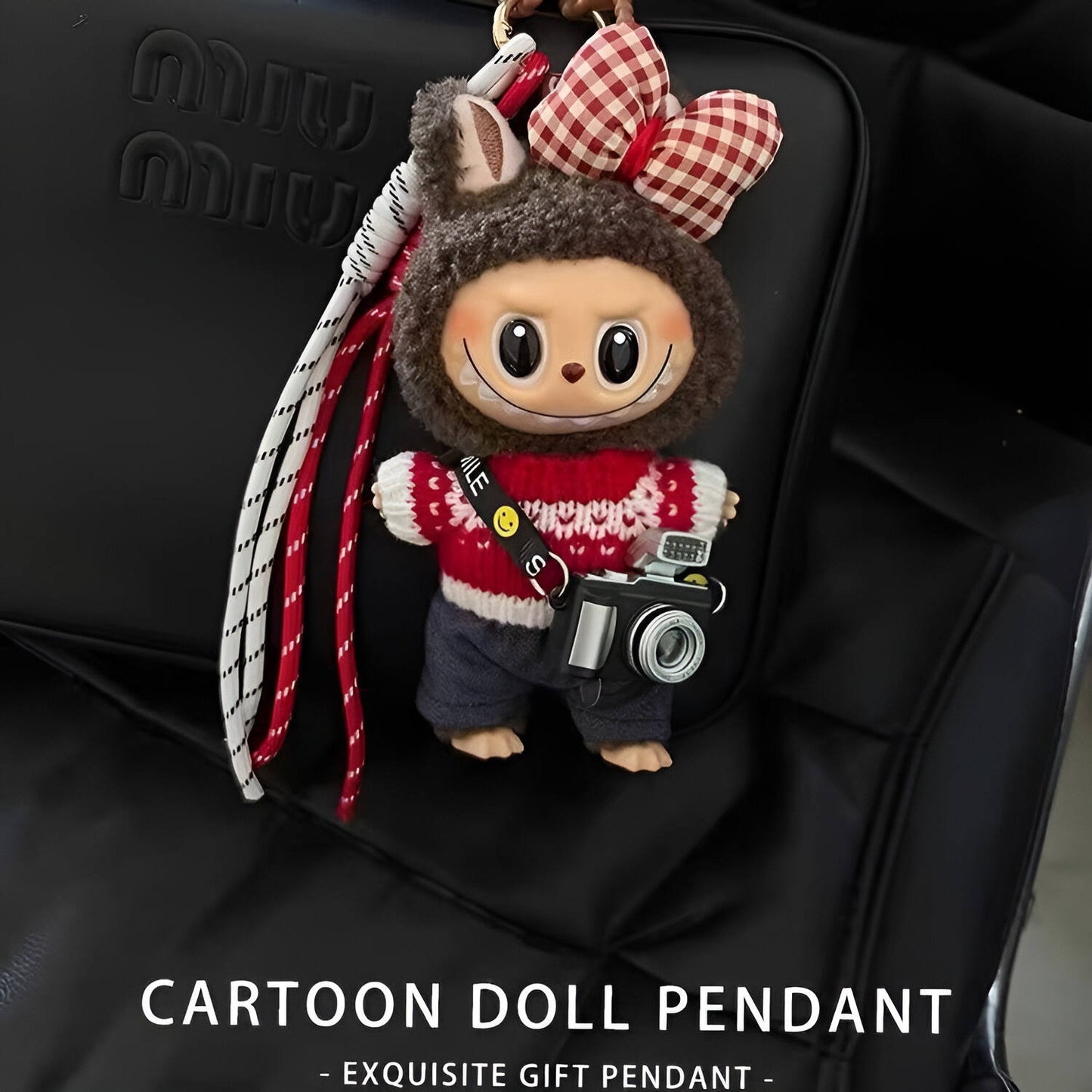 labubu doll doll plush labubu bag charm keychain