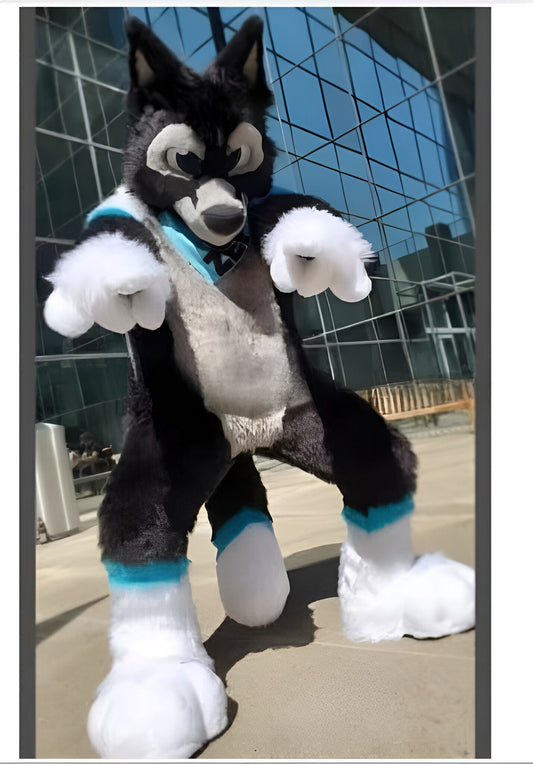 Husky doll clothes  walking cartoon  Halloween costume