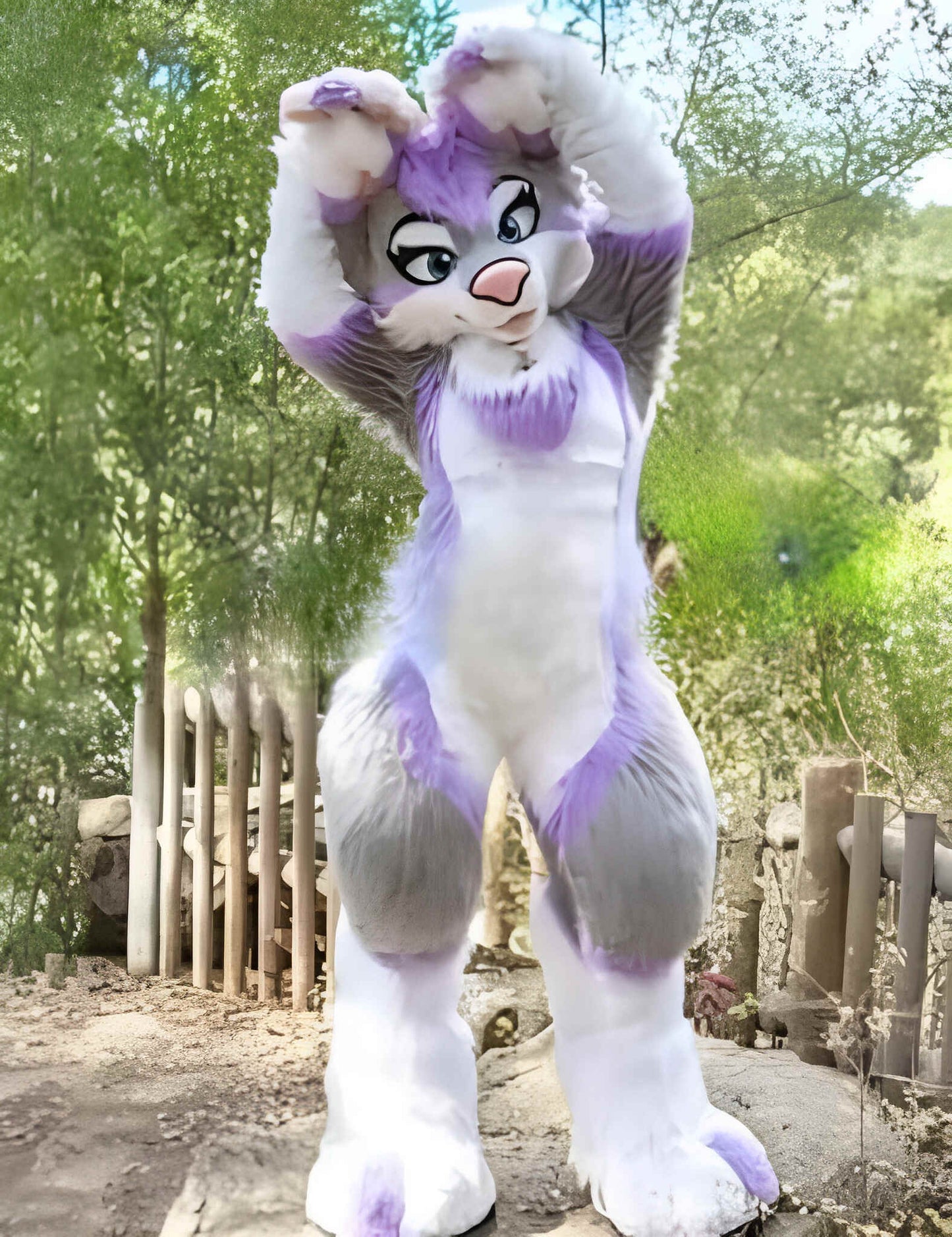 Husky doll clothes  walking cartoon  Halloween costume