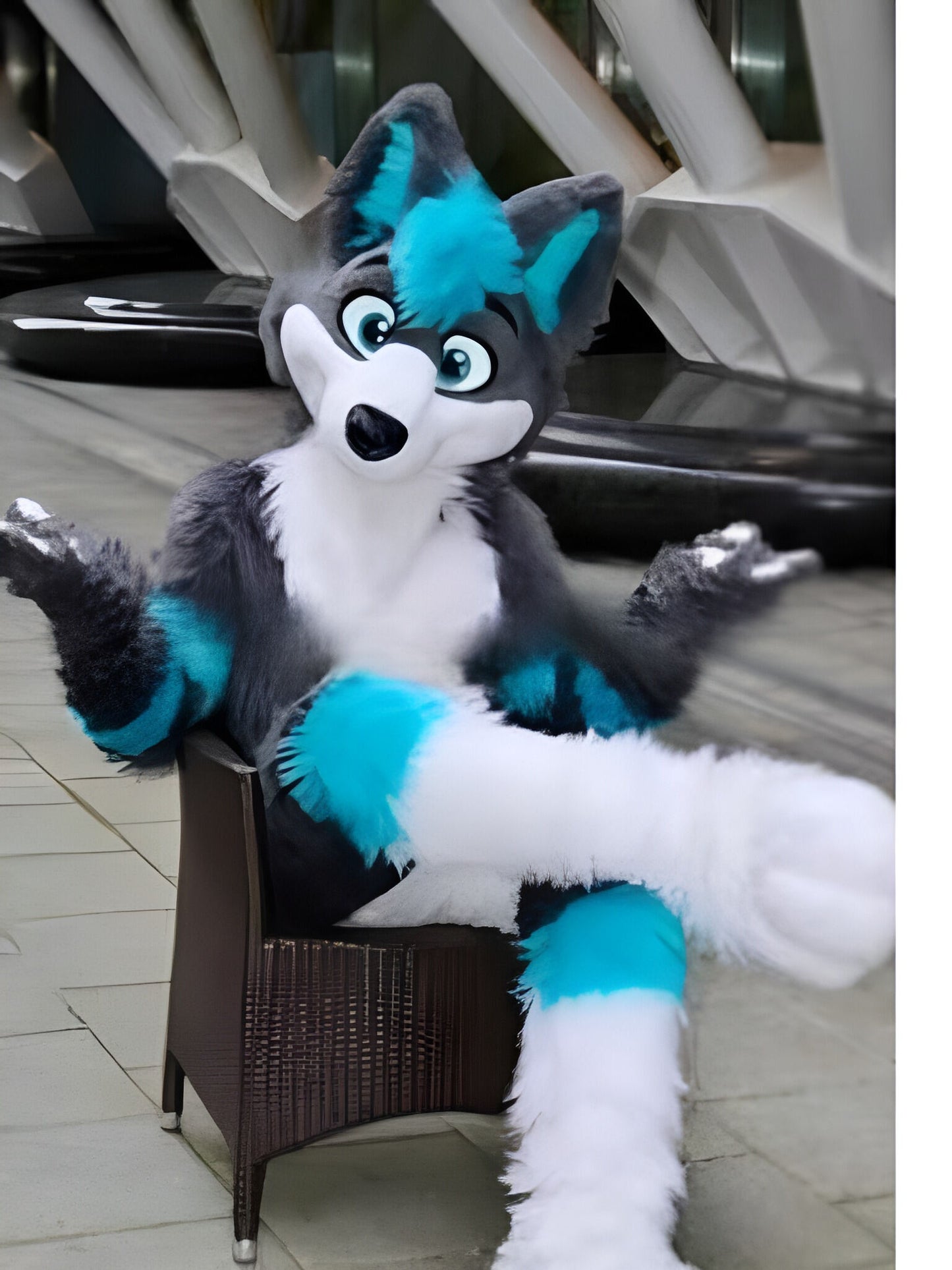 Husky doll clothes  walking cartoon  Halloween costume