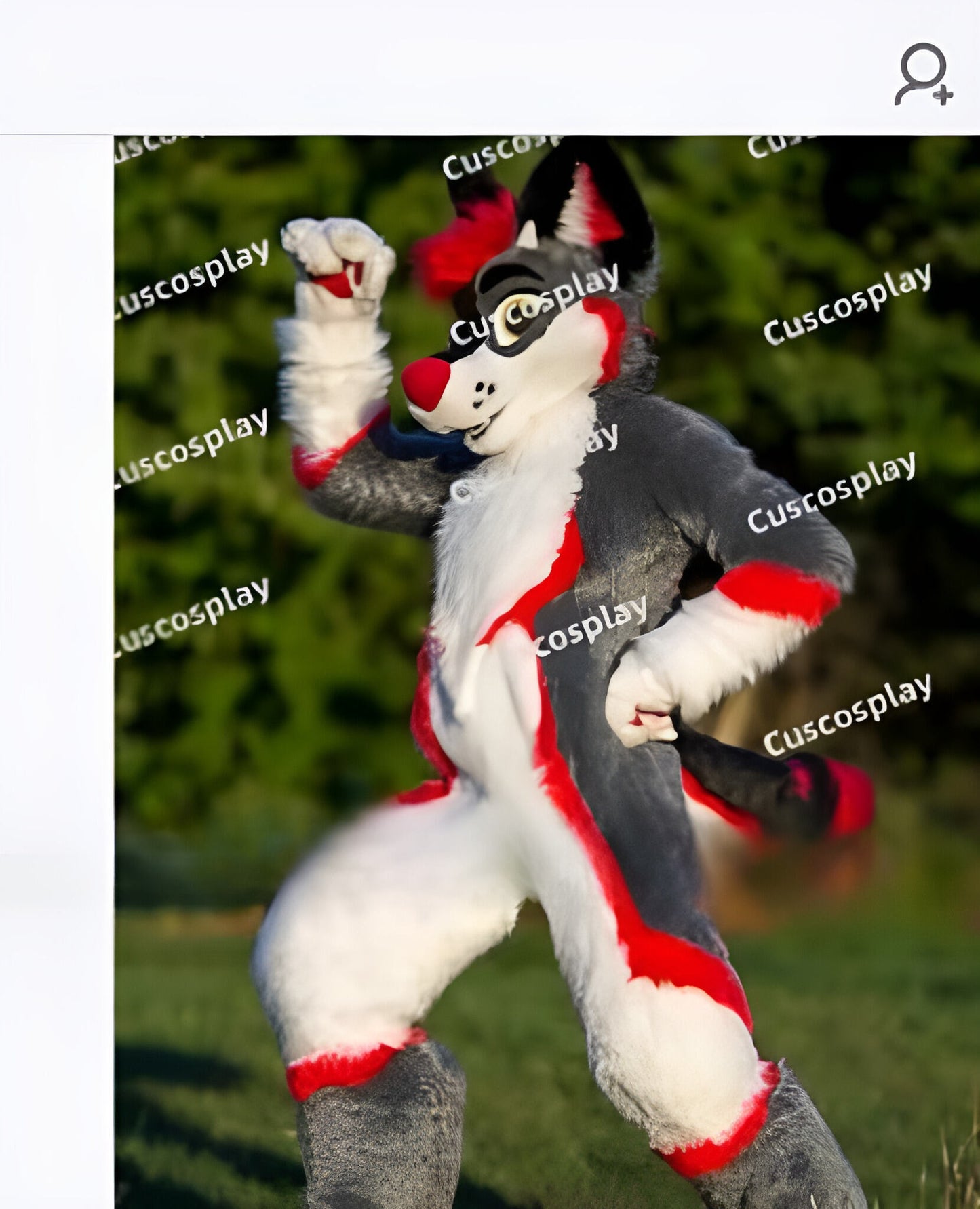 Husky doll clothes  walking cartoon  Halloween costume