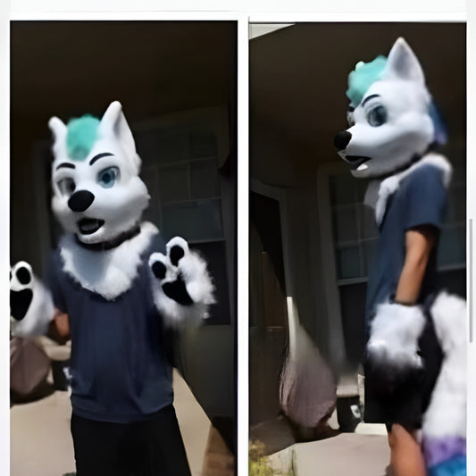 Husky doll clothes  walking cartoon  Halloween costume