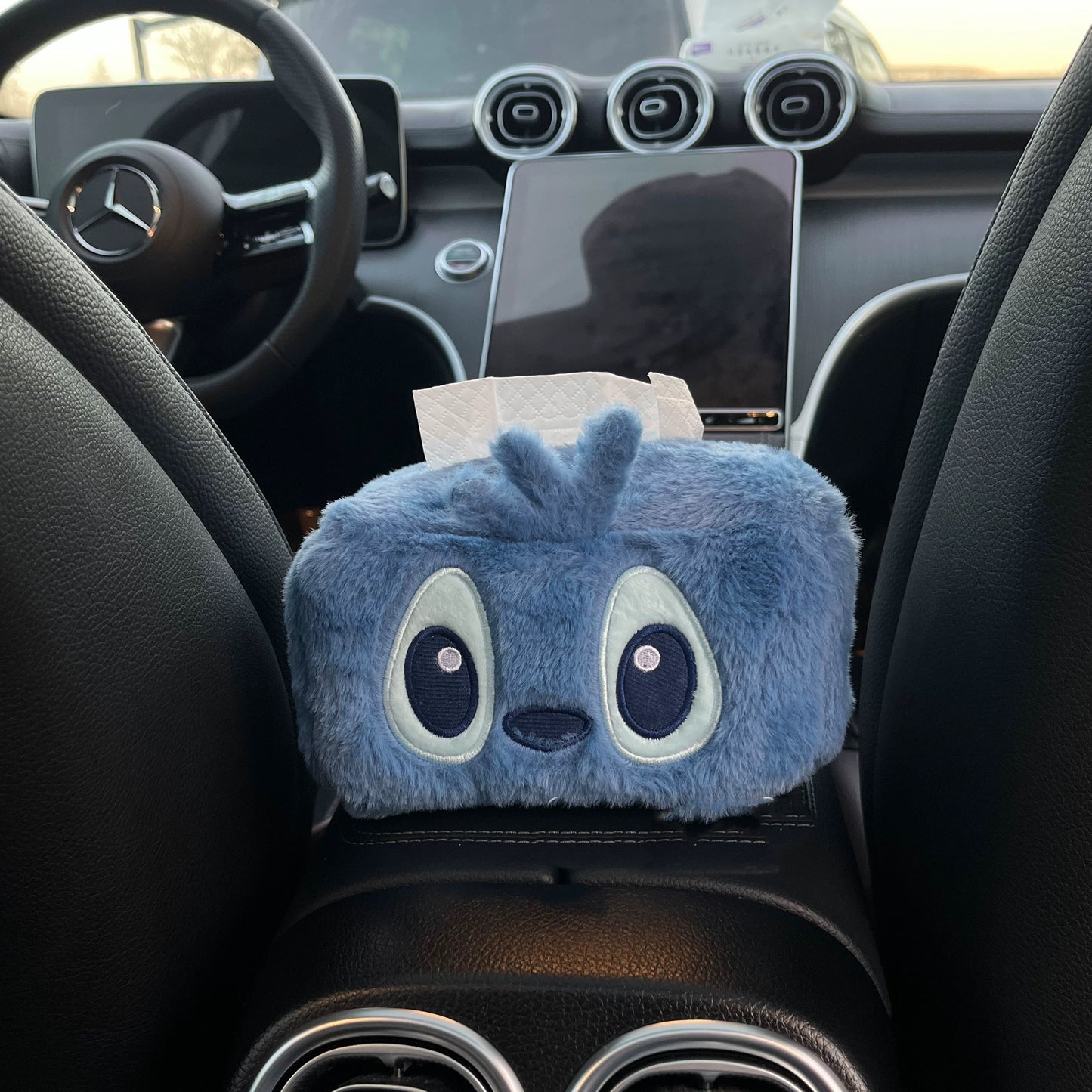 Car doll tissue box