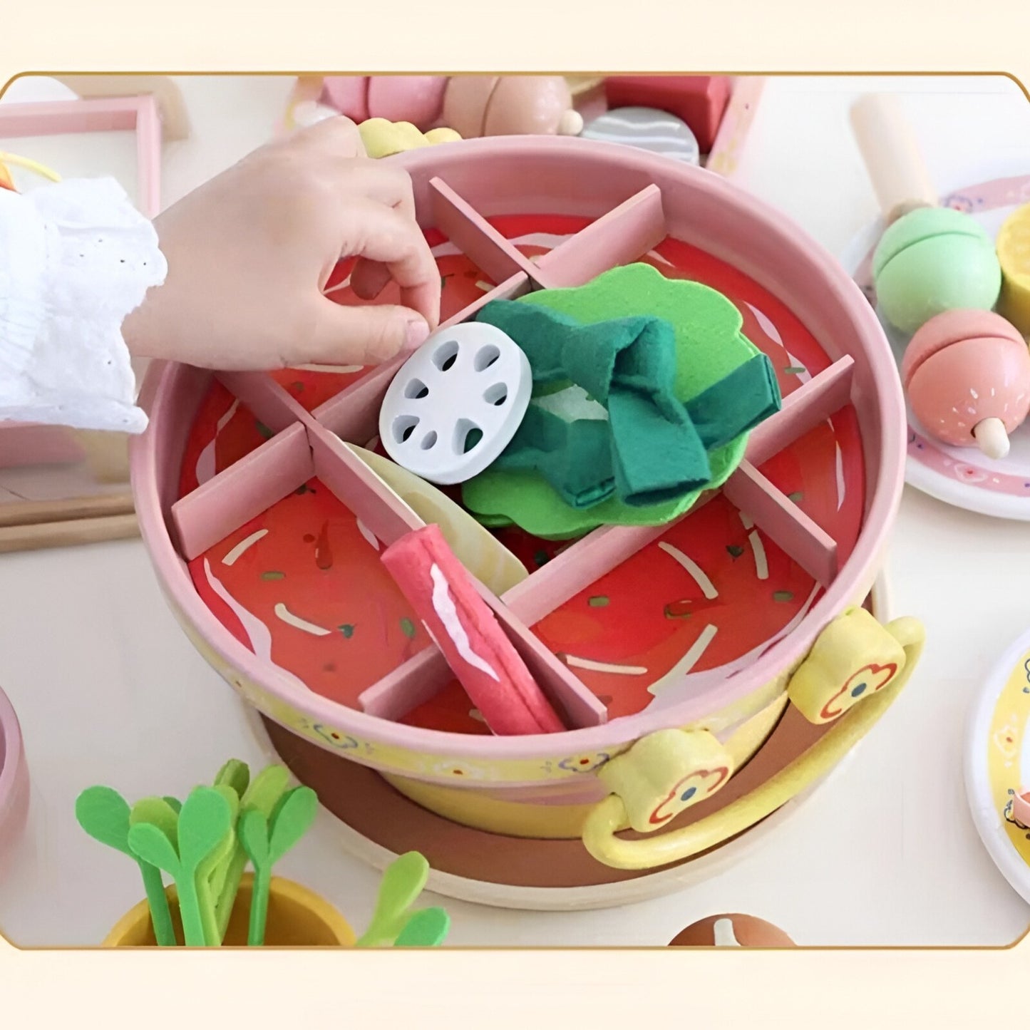 Chinese-style Hot Pot Toy Gift Set