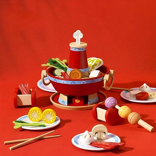 Chinese-style Hot Pot Toy Gift Set