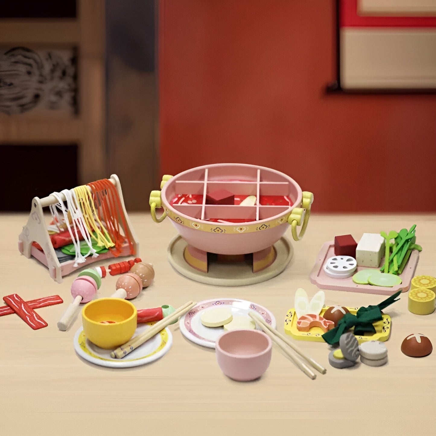 Chinese-style Hot Pot Toy Gift Set
